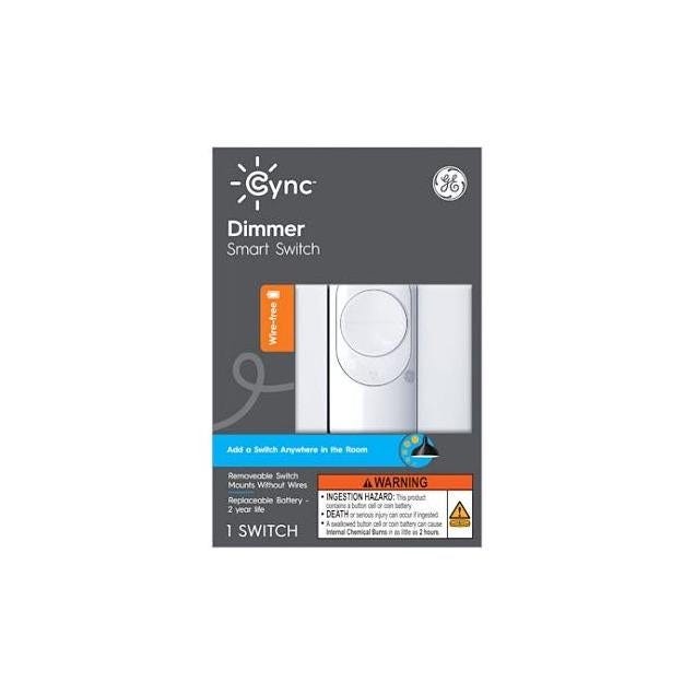 GE Cync Smart White Wireless Dimmer Switch GE Cync Smart White Wireless Dimmer Switch