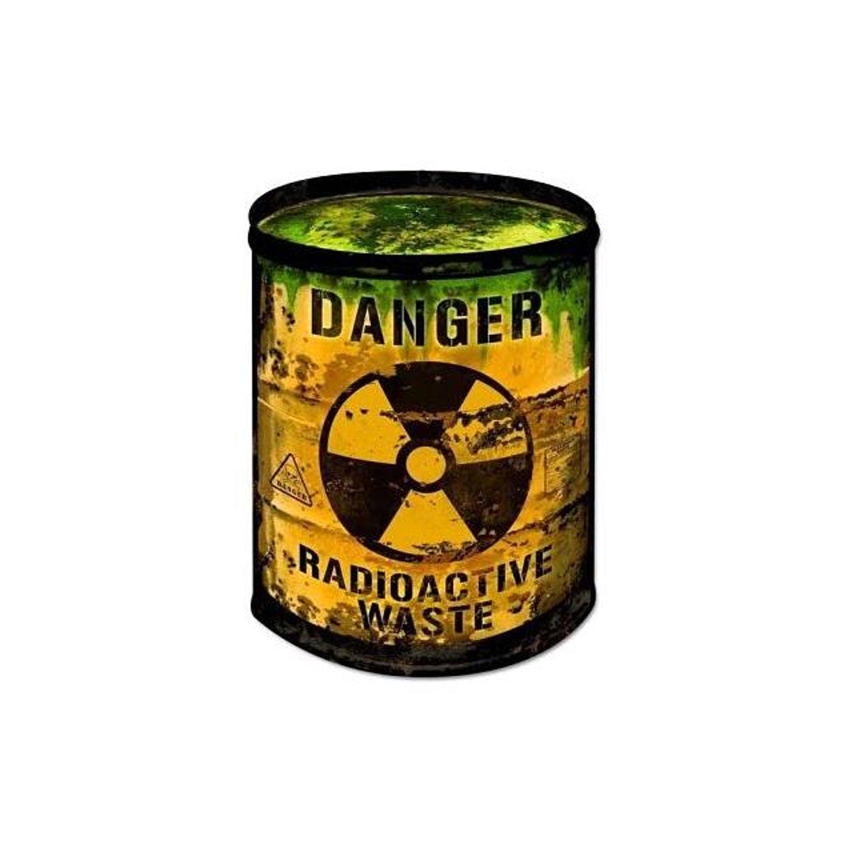 Headwind Indoor/Outdoor 3D Embossed Metal Radioactive Waste Sign