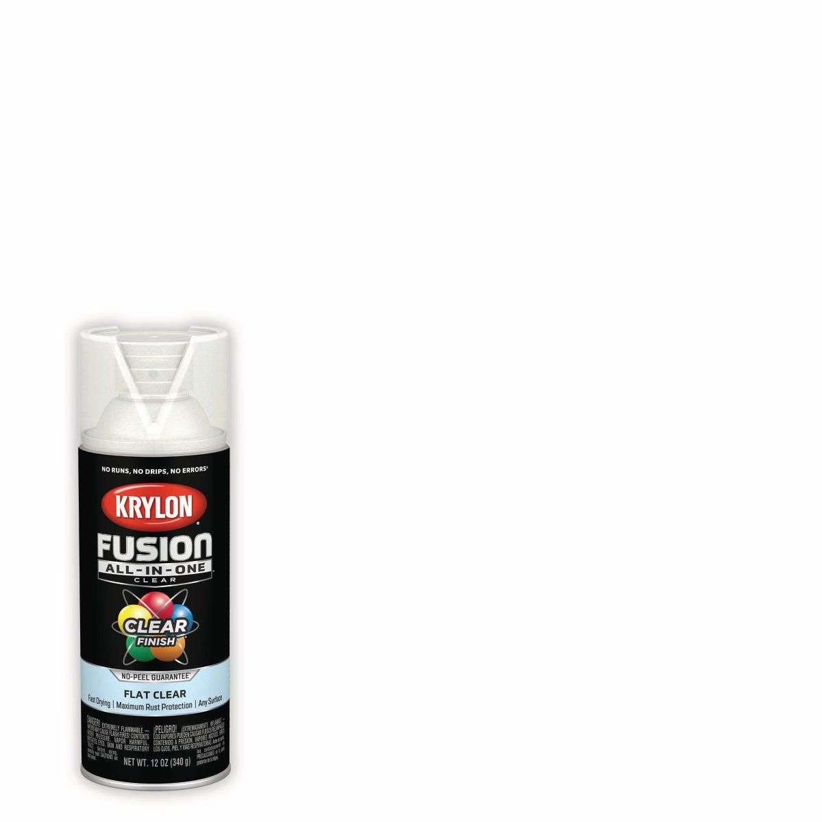 Krylon Fusion All-In-One 12 Oz. Flat Spray Paint, Clear Krylon Fusion All-In-One 12 Oz. Flat Spray Paint, Clear
