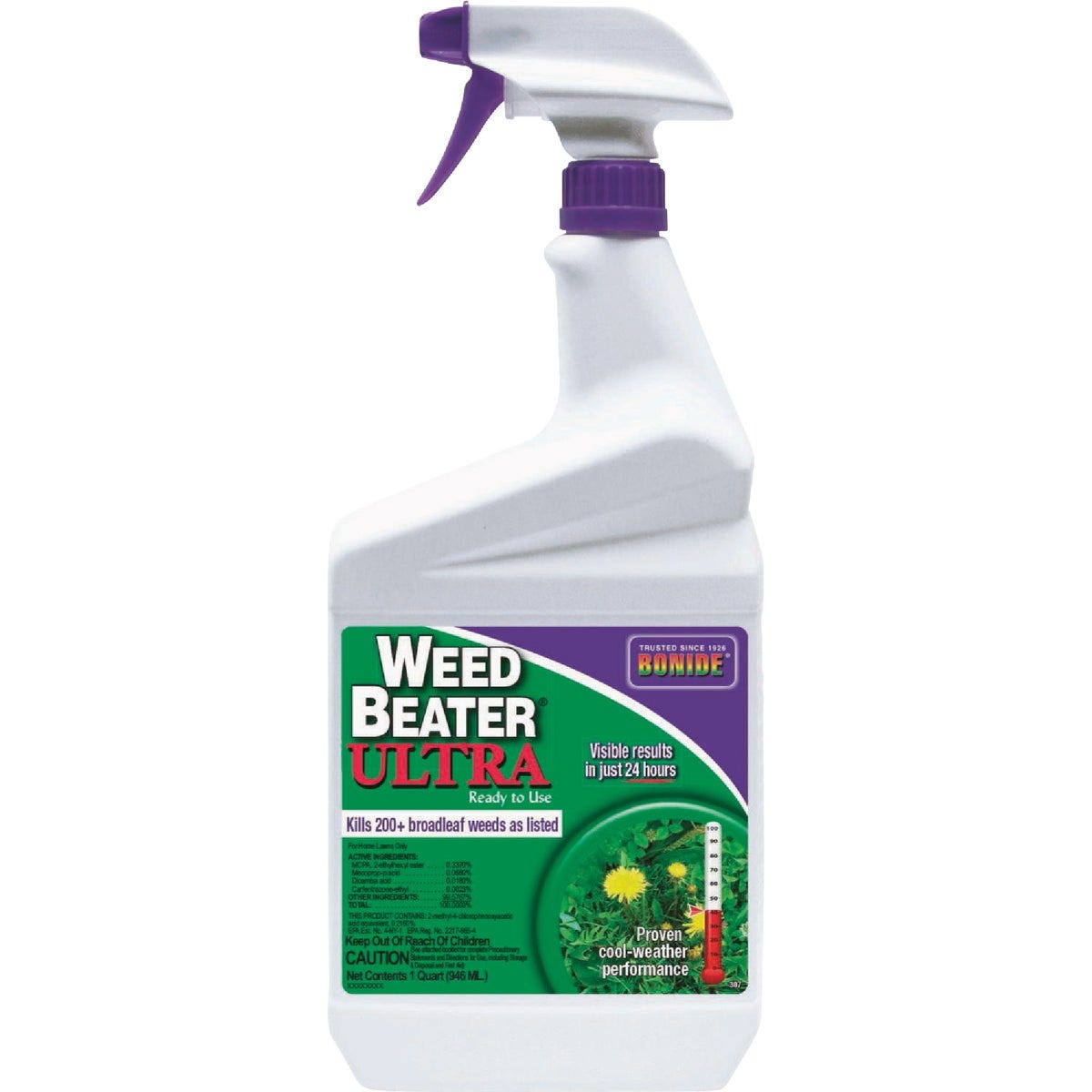 Bonide Weed Beater Ultra 32 Oz. Ready To Use Trigger Spray Fast-Acting Broadleaf Weed Control - photo 2