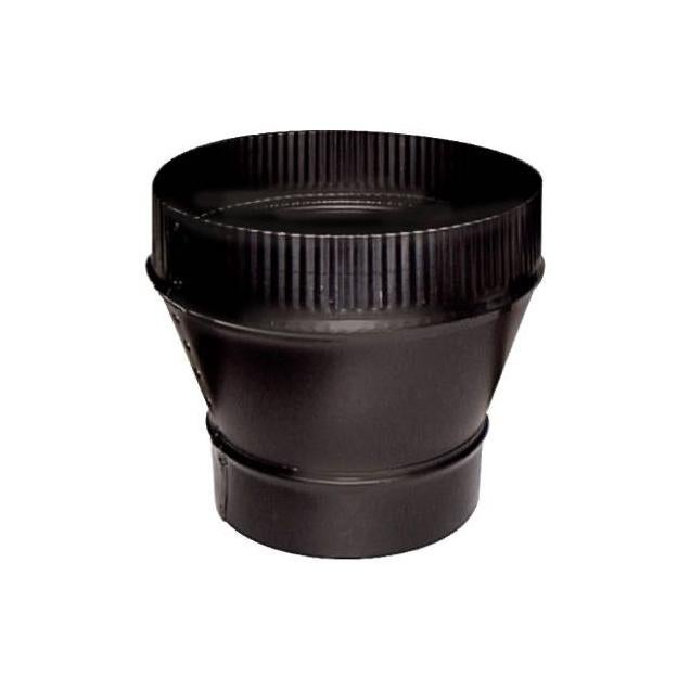 Imperial 3-Inch Black Stove Pipe For High Heat Furnaces – 24 Inch, 28 Gauge