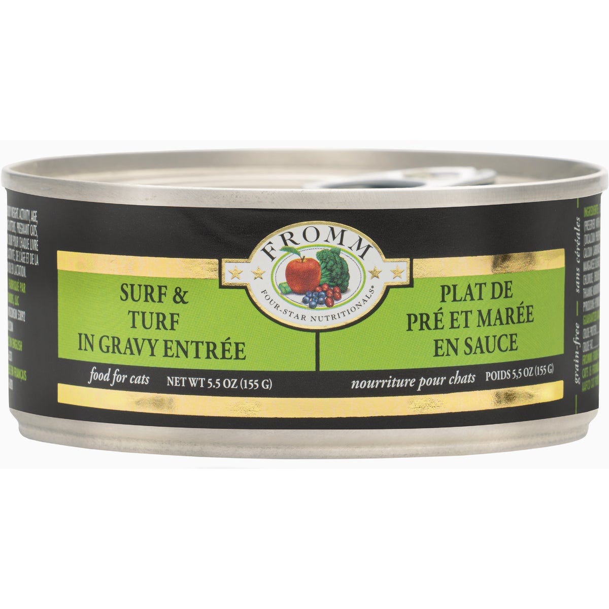 Fromm Four-Star Nutritionals Surf & Turf in Gravy Entree Wet Cat Food, 5.5 Oz. - photo 2