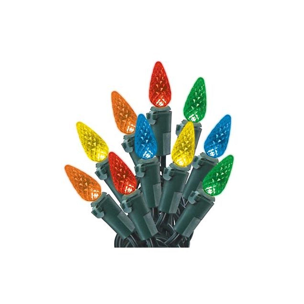 Holiday Wonderland Multi 200-Bulb C6 Christmas LED Light Set