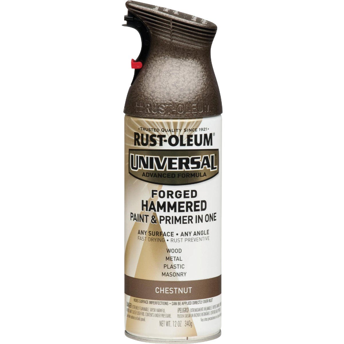 Rust-Oleum Universal 12 Oz. Chestnut Forged Hammered Spray Paint - photo 2 Rust-Oleum Universal 12 Oz. Chestnut Forged Hammered Spray Paint - photo 2