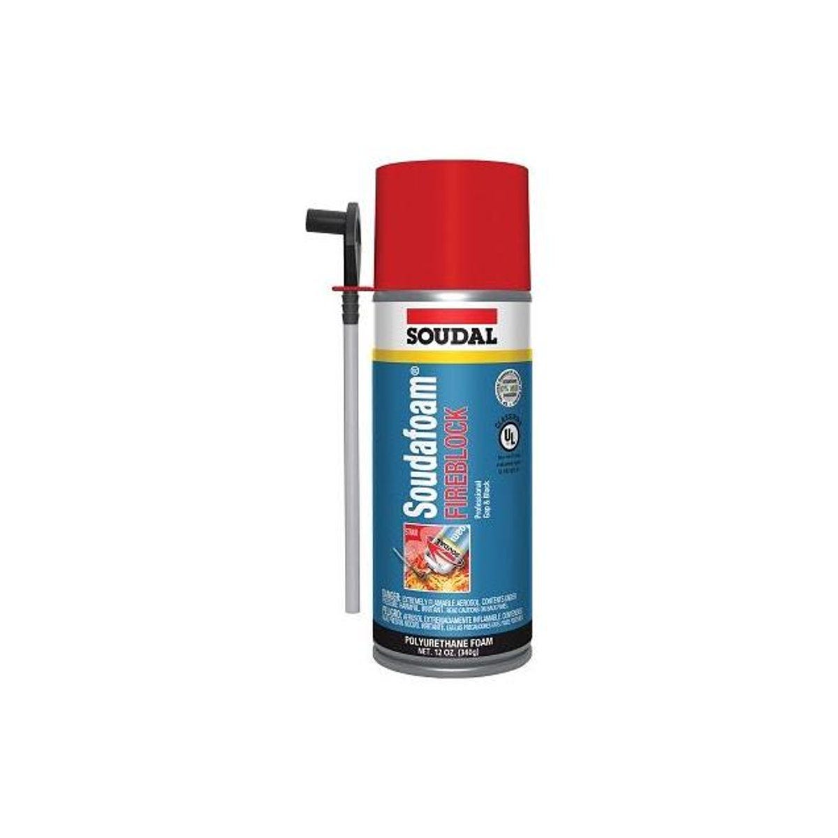 Soudal 12 Oz. Soudafoam FireBlock Self-Expanding Foam Sealant