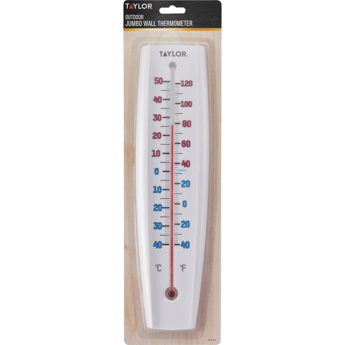 Taylor 3-1/4" W x 14-1/2" H Rustproof Tube Indoor & Outdoor Thermometer - photo 2 Taylor 3-1/4" W x 14-1/2" H Rustproof Tube Indoor & Outdoor Thermometer - photo 2