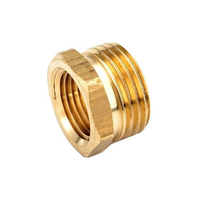 Anderson Metal 3/4 In. Male Garden Hose x 3/4 In. Female Iron Pipe Brass Adapter