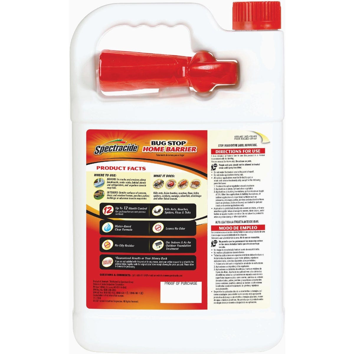 Spectracide Bug Stop Home Barrier 1 Gal. Ready To Use Trigger Spray Insect Killer - photo 4 Spectracide Bug Stop Home Barrier 1 Gal. Ready To Use Trigger Spray Insect Killer - photo 4