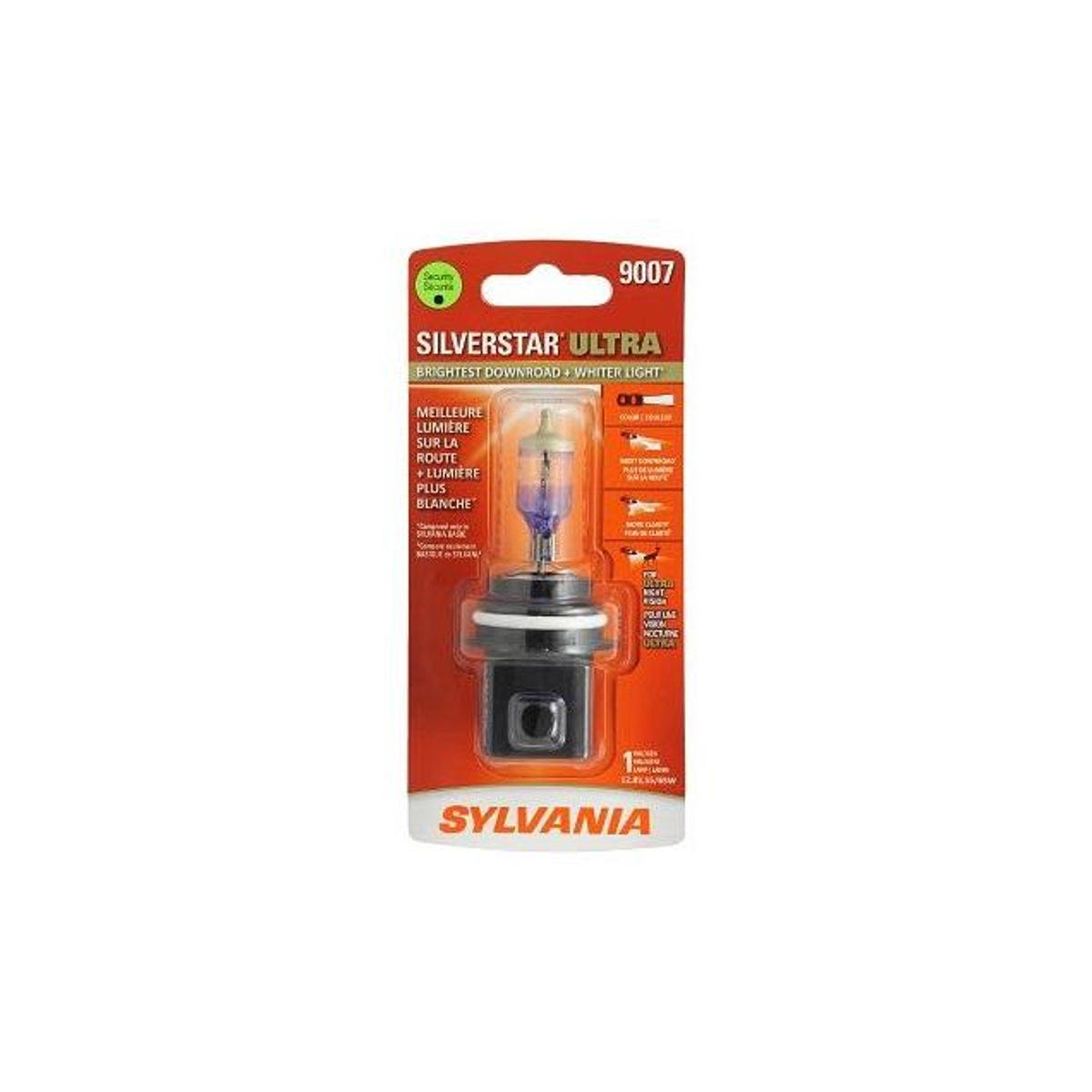 Sylvania 9007 SilverStar Ultra Halogen Headlight Bulb Sylvania 9007 SilverStar Ultra Halogen Headlight Bulb