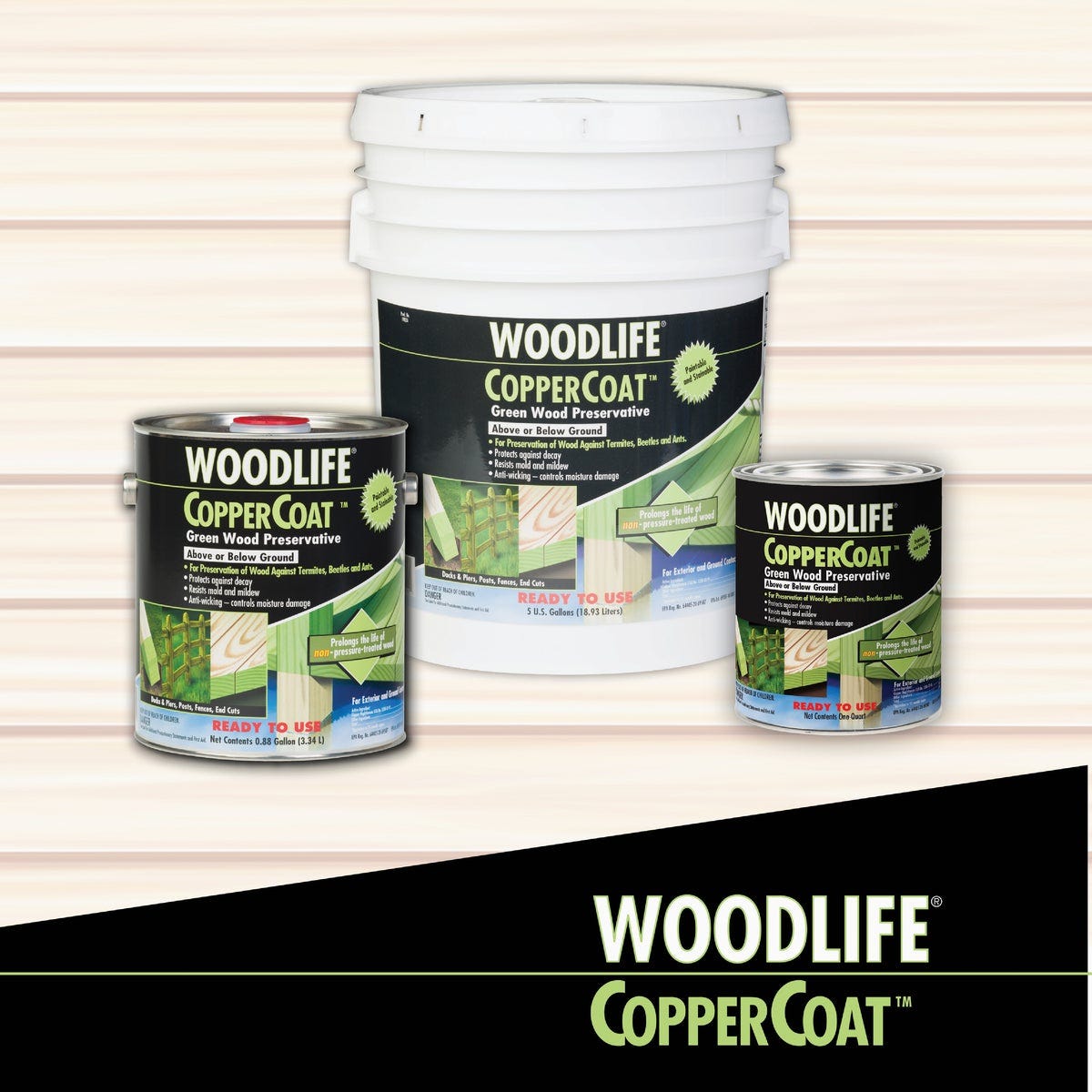 Rust-Oleum Woodlife Water-Based Coppercoat Green Wood Preservative, 1 Gal. - photo 3