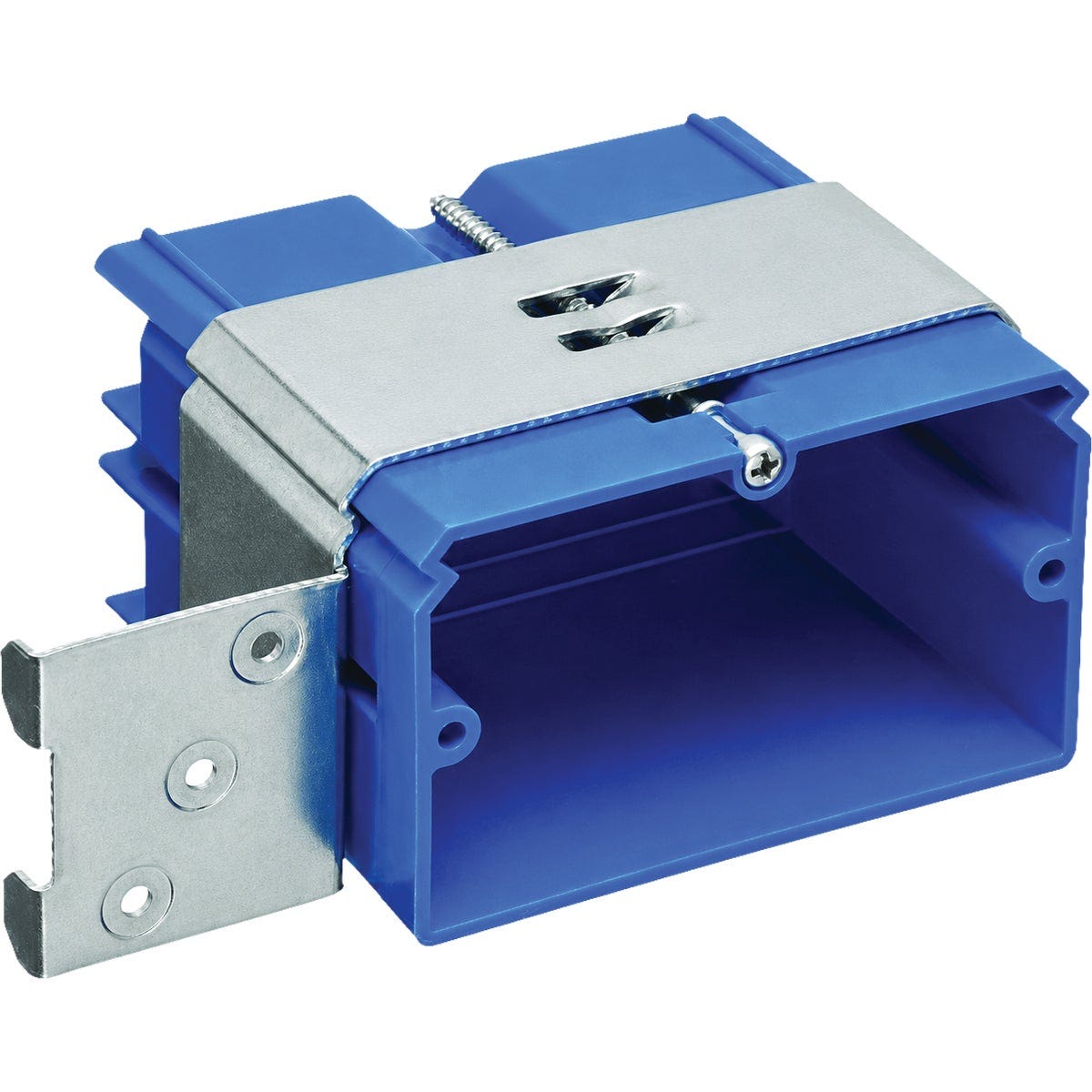 Carlon 1-Gang 21 Cu. In. Adjustable New Work PVC Outlet Box with Horizontal Adjustable Bracket - photo 2 Carlon 1-Gang 21 Cu. In. Adjustable New Work PVC Outlet Box with Horizontal Adjustable Bracket - photo 2