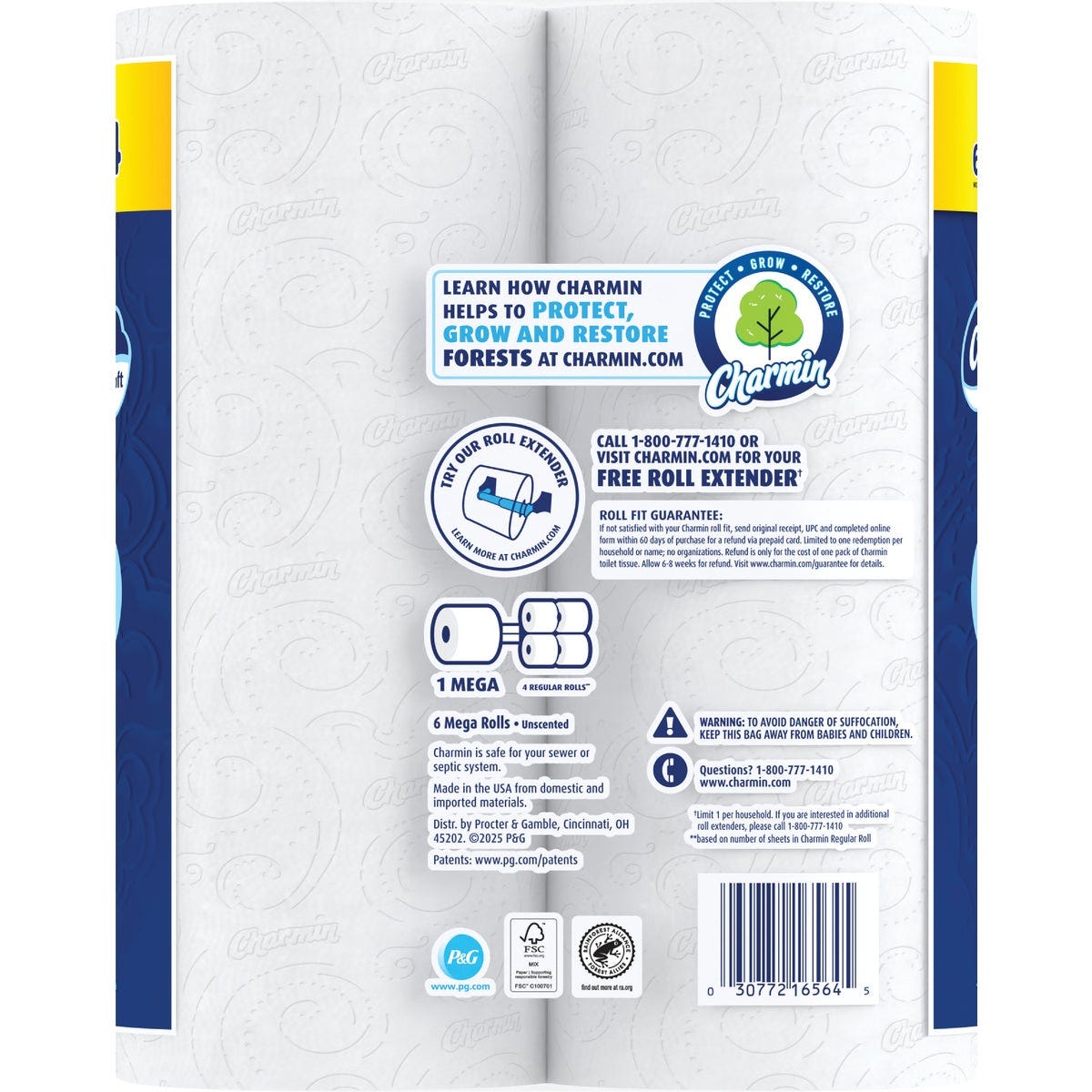 Charmin Ultra Soft Toilet Paper (6 Mega Rolls) - photo 2