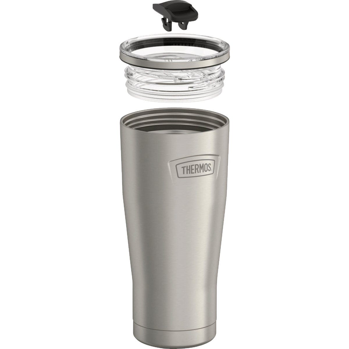 Thermos 24 Oz. Stainless Steel Cold Cup with Slide Lock, Matte Stainless Steel - photo 3 Thermos 24 Oz. Stainless Steel Cold Cup with Slide Lock, Matte Stainless Steel - photo 3
