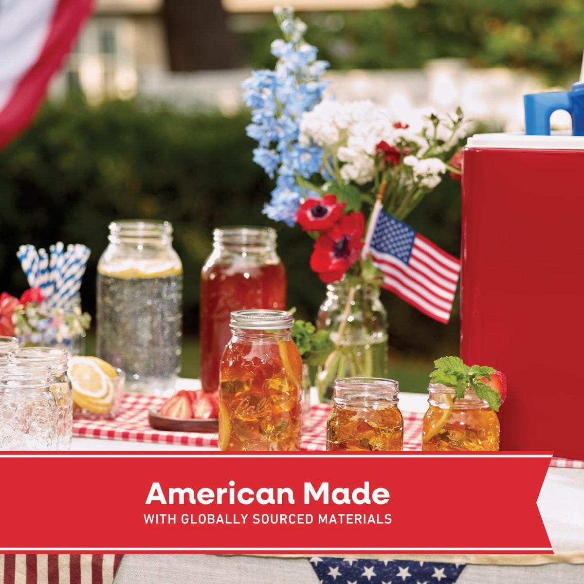 Ball 16 Oz. Limited Edition Americana Regular Mouth Pint Mason Jar (4-Pack) - photo 4 Ball 16 Oz. Limited Edition Americana Regular Mouth Pint Mason Jar (4-Pack) - photo 4