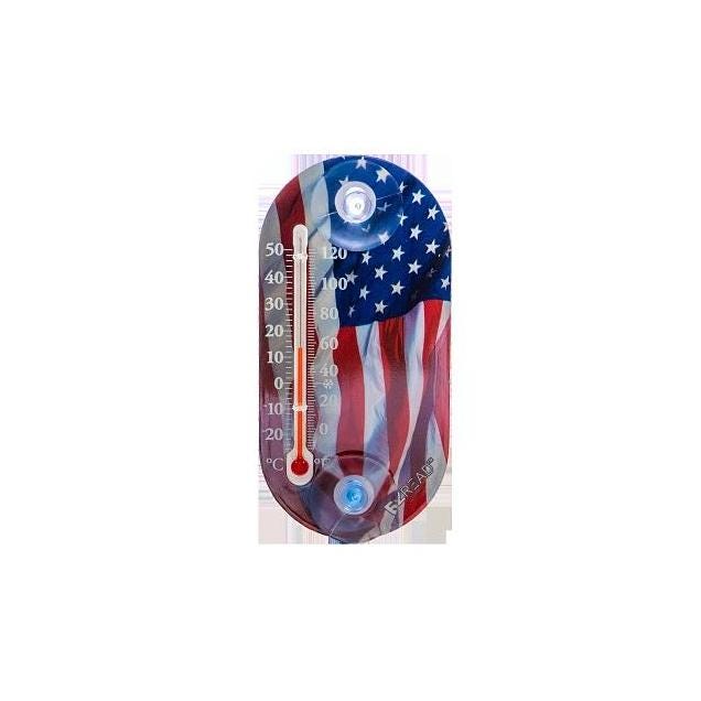 Headwind 3.5 In. U.S. Flag Outdoor Thermometer Headwind 3.5 In. U.S. Flag Outdoor Thermometer