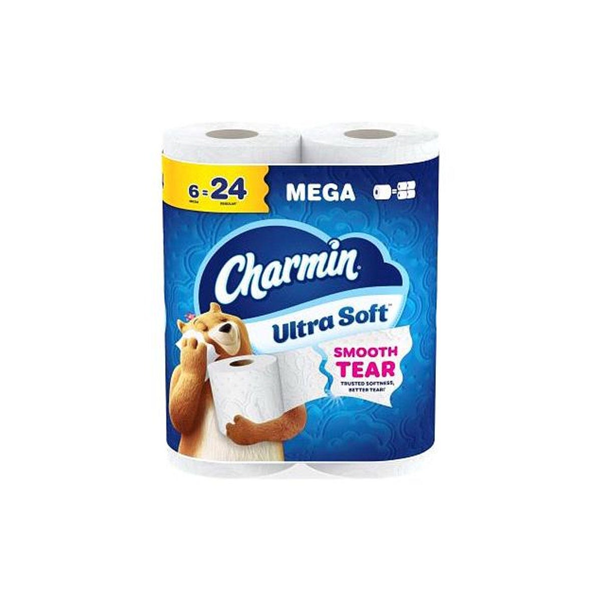 Charmin 2-Ply Ultra Soft Mega Roll Bath Tissue (6-Pack)