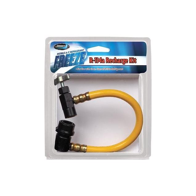 Johnsens R134A Recharge Hose Kit for Mobile A/C Refrigerant