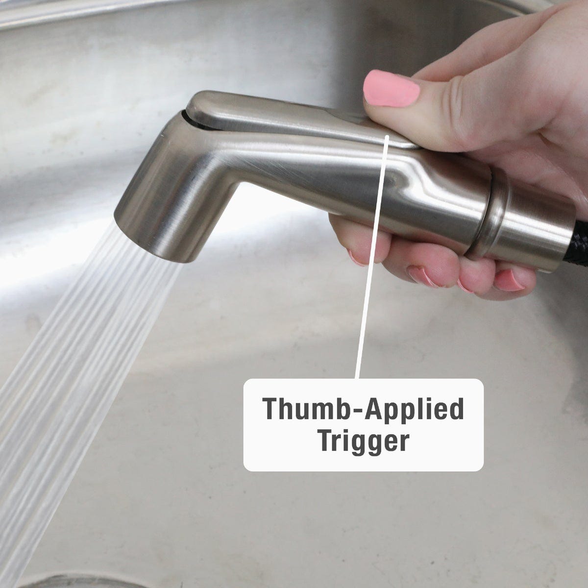 Danco Faucet Brushed Nickel Sprayer Head - photo 6