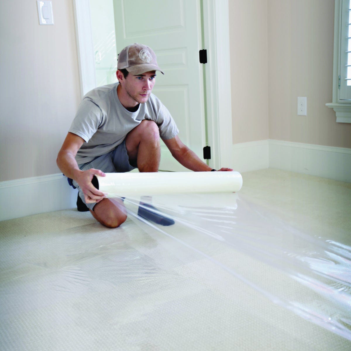 Trimaco Easy Mask 24 In. W x 100 Ft. L Carpet Protector - photo 6