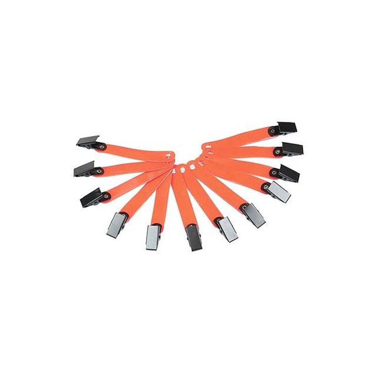 Allen Reflective Orange Marking Ribbon With Clips (12-Pack)