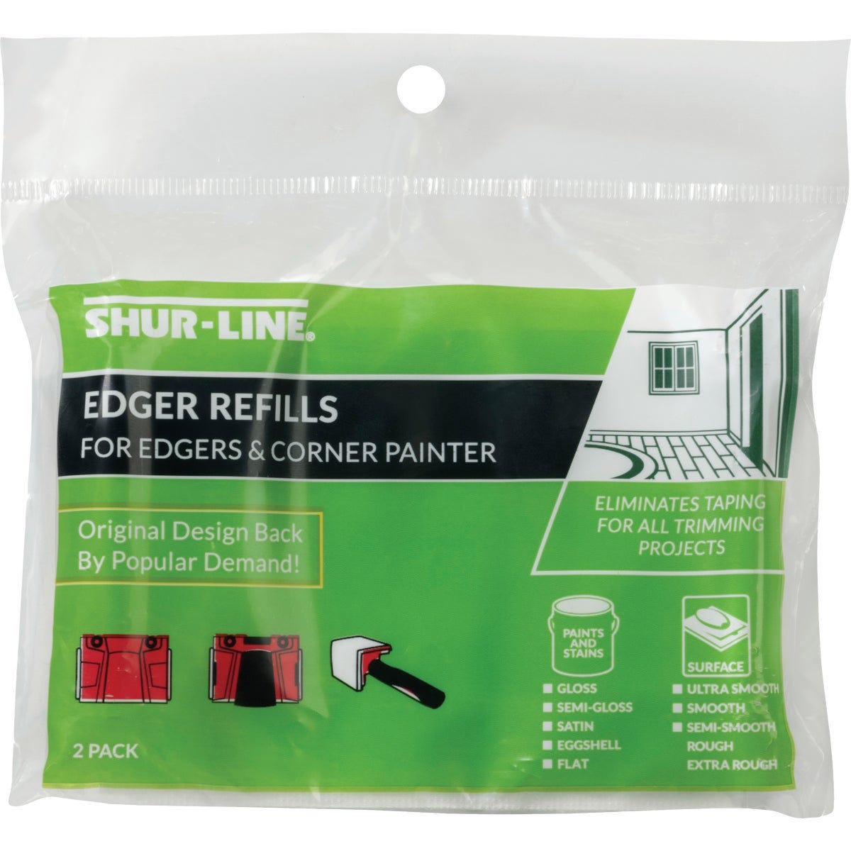 Shur-Line Paint Edger Refill Pads (2-Pk.) Shur-Line Paint Edger Refill Pads (2-Pk.)