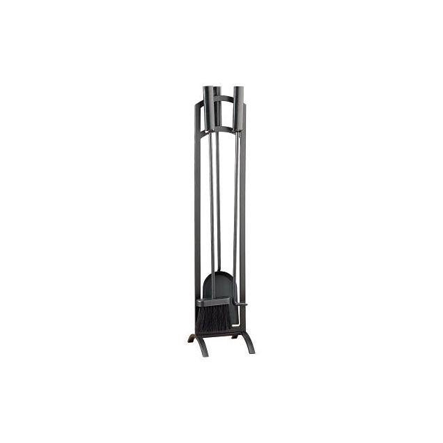Panacea 4-Piece Open Hearth Black Fireplace Tool Set Panacea 4-Piece Open Hearth Black Fireplace Tool Set
