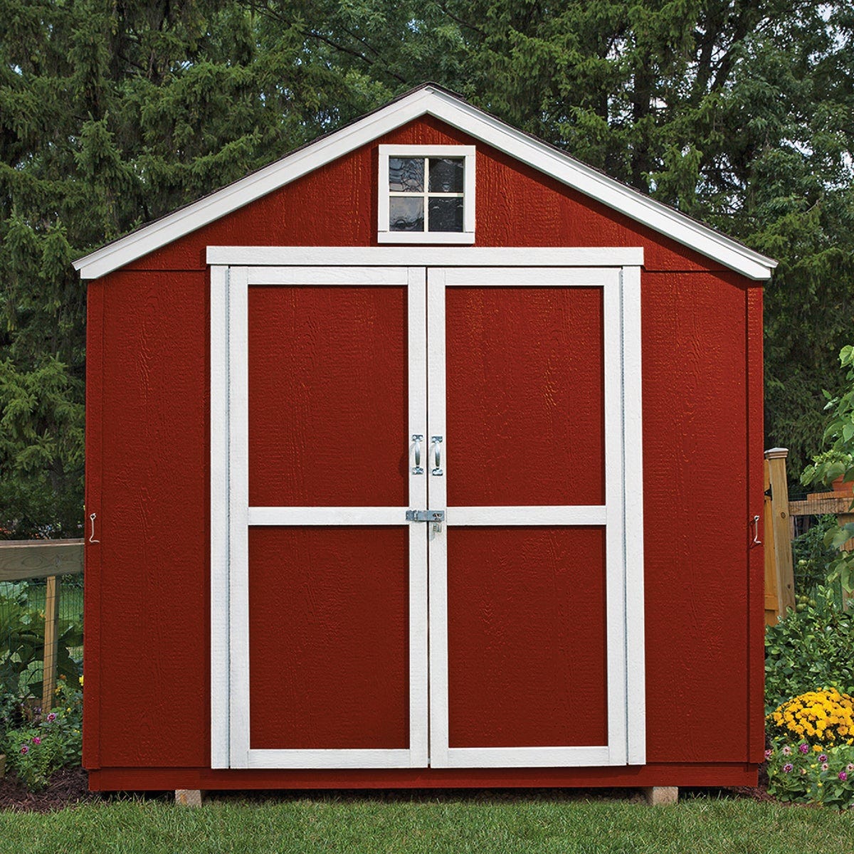 Valspar Oil Paint & Primer In One Low Sheen Barn & Fence Paint, Red, 5 Gal. - photo 6