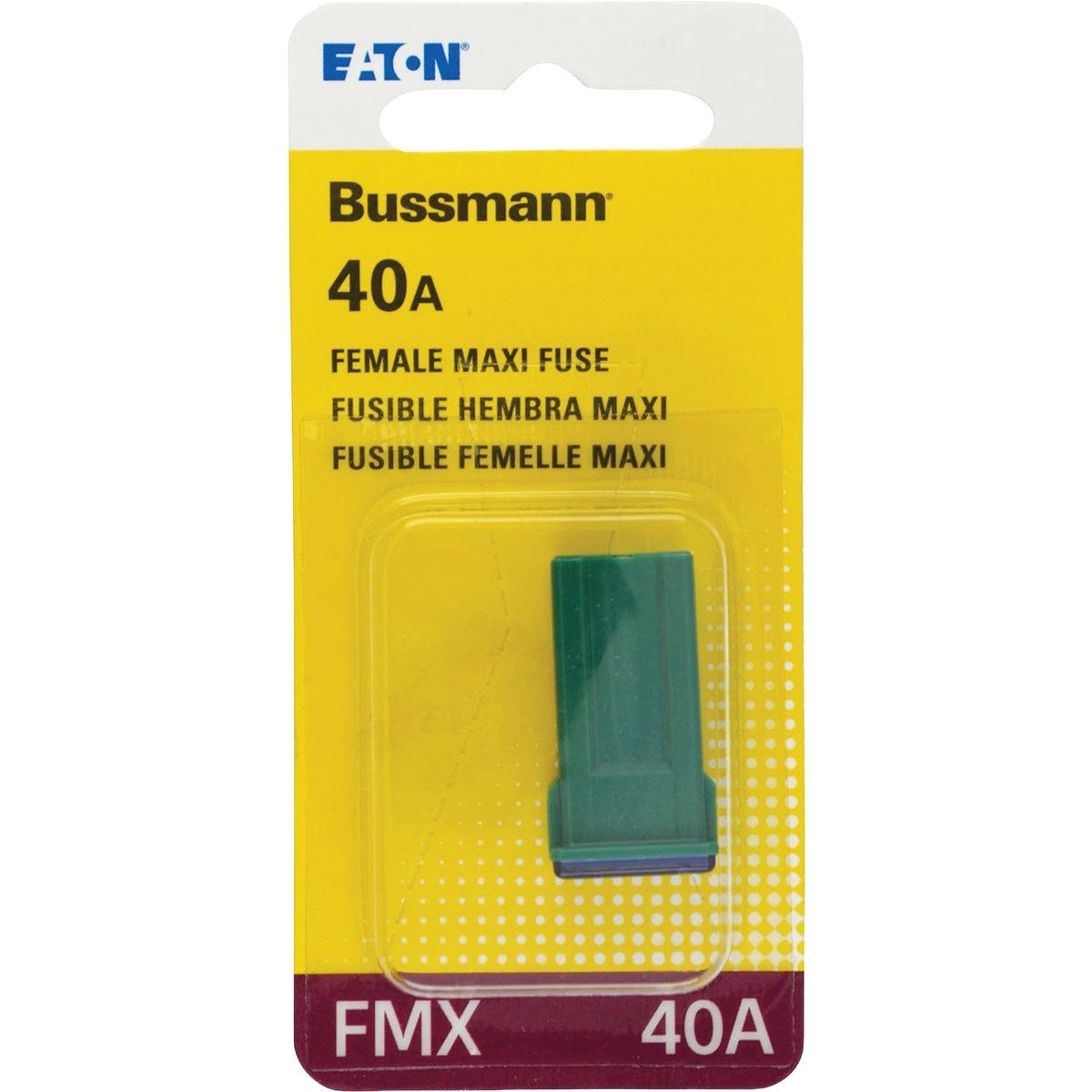 Cooper Bussmann 40A Green Female Maxi Fuse