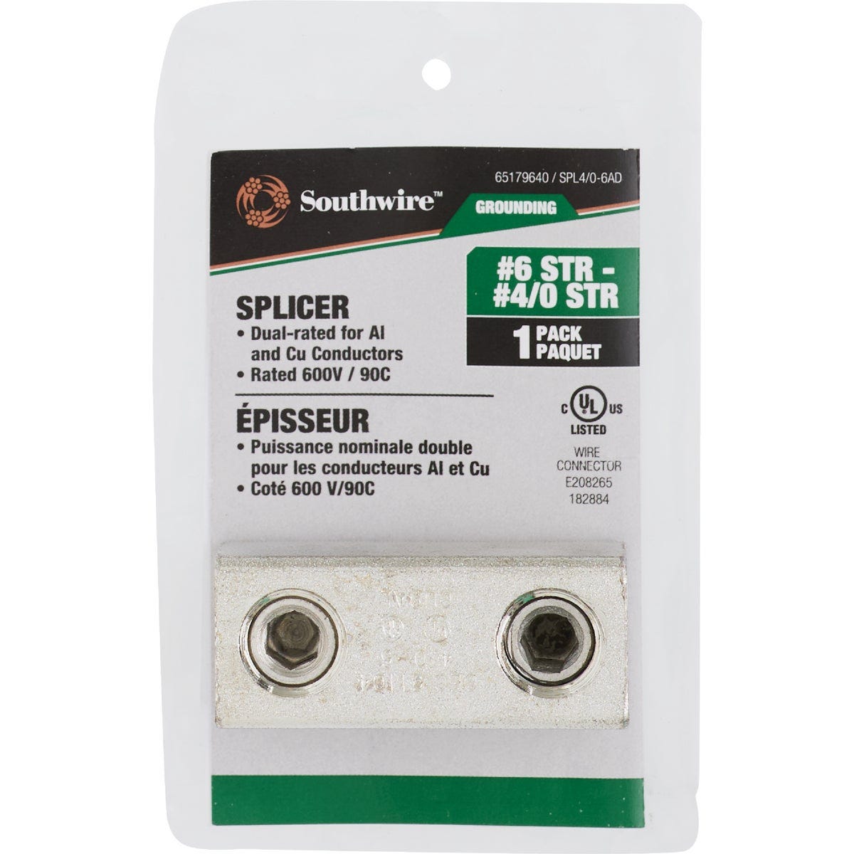 Southwire #6 STR to #4/0 STR Splicer - photo 2
