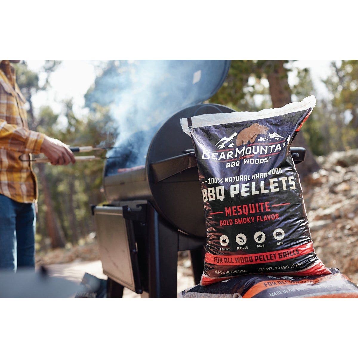 Bear Mountain BBQ Premium Woods 20 Lb. Mesquite Wood Pellet - photo 3