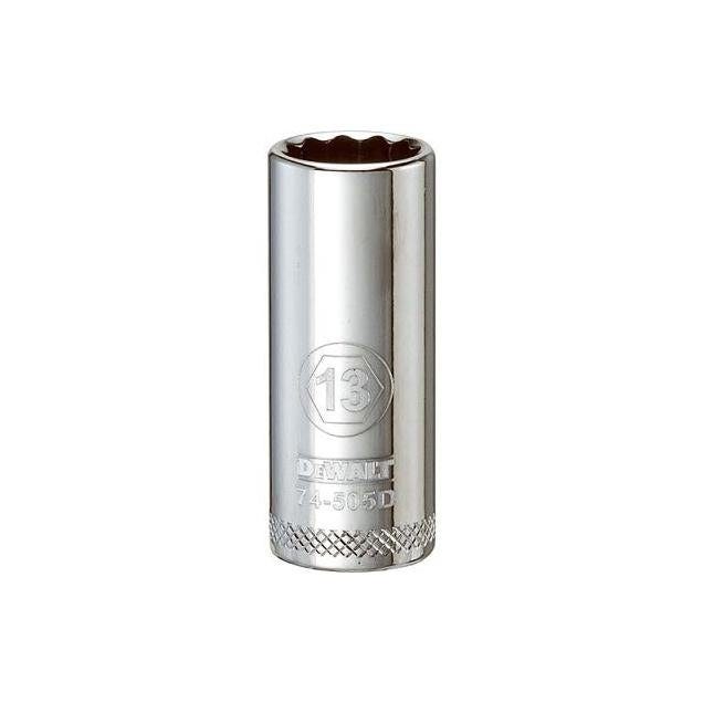 DeWalt 3/8 In. Drive 13mm 12-Point Deep Metric Socket DeWalt 3/8 In. Drive 13mm 12-Point Deep Metric Socket