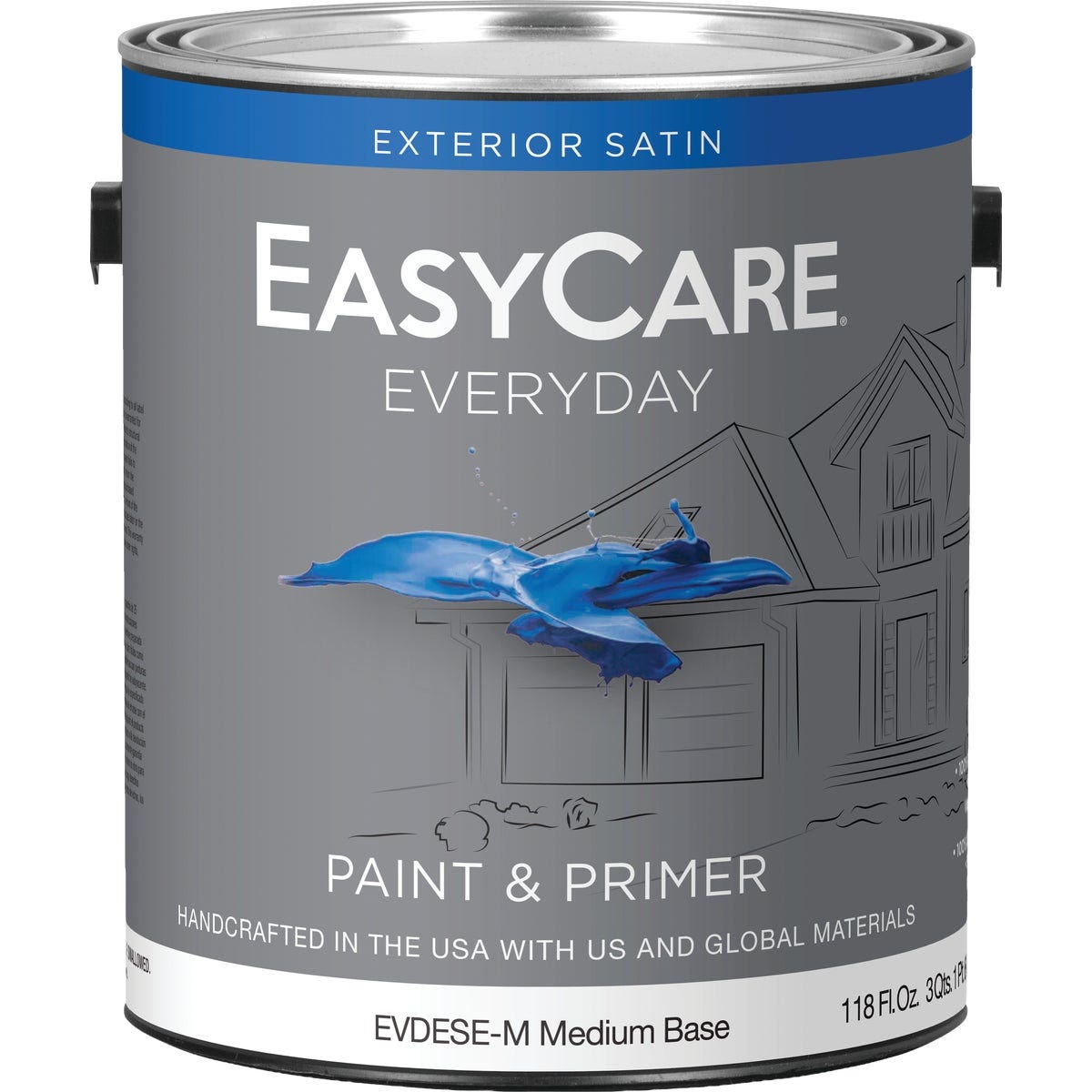 EasyCare Everyday Satin Exterior Paint, Medium Base, 5 Gal. - photo 2 EasyCare Everyday Satin Exterior Paint, Medium Base, 5 Gal. - photo 2