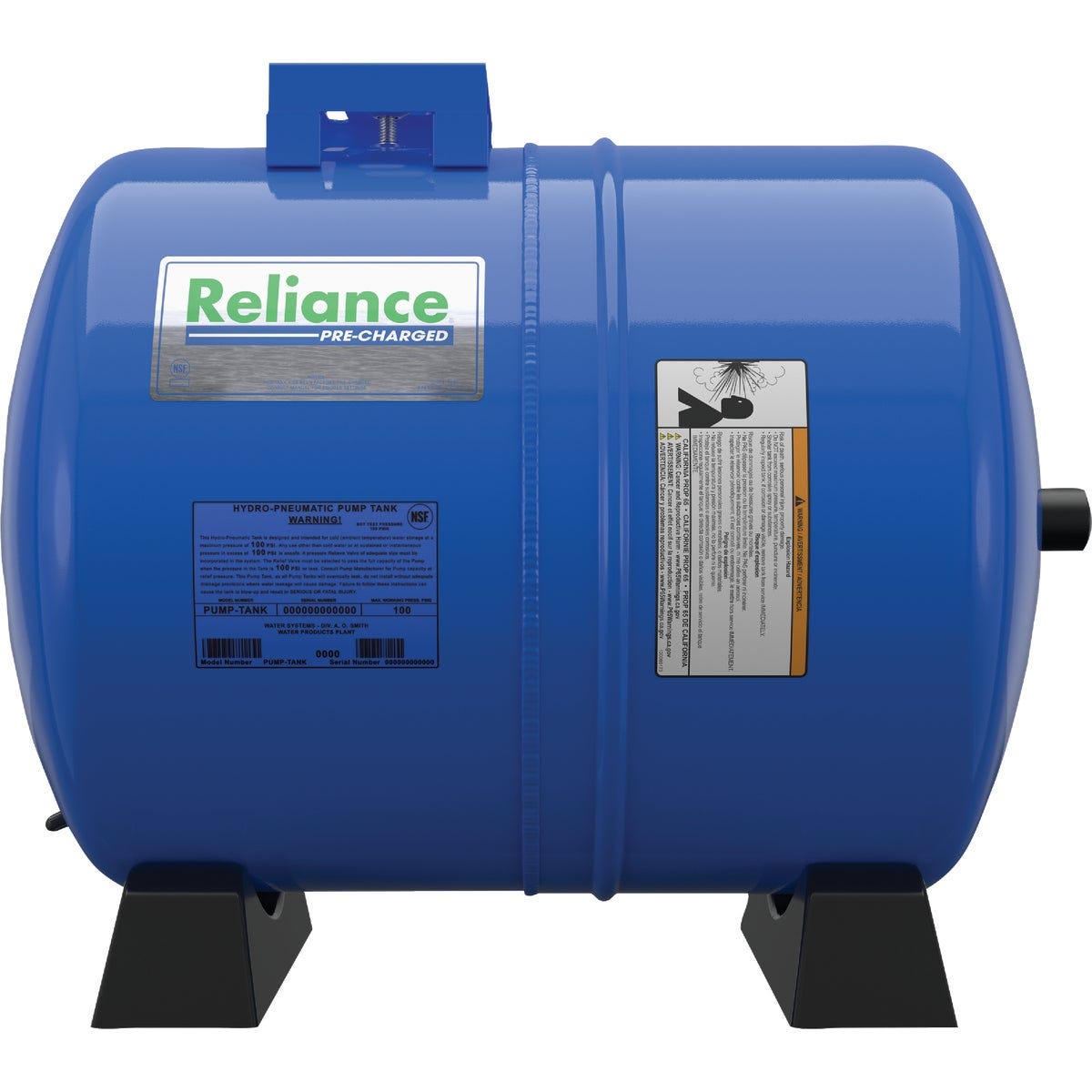 Reliance 14 Gal. Horizontal Pressure Tank - photo 2 Reliance 14 Gal. Horizontal Pressure Tank - photo 2