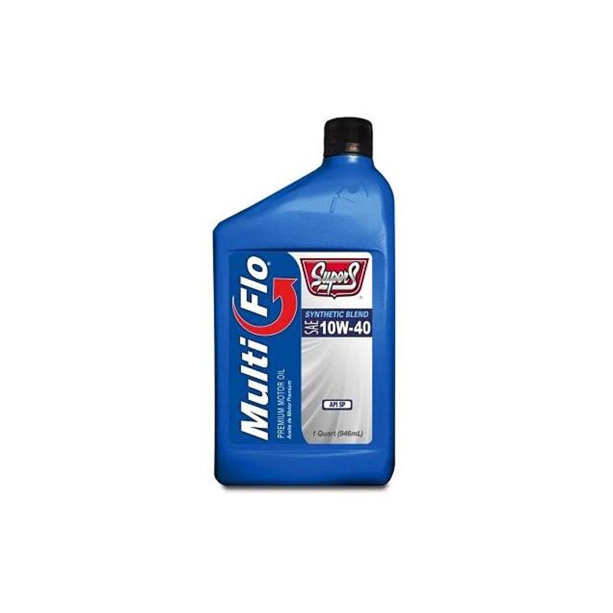 Super S 1-Qt. 10W-40 Synthetic Blend Motor Oil