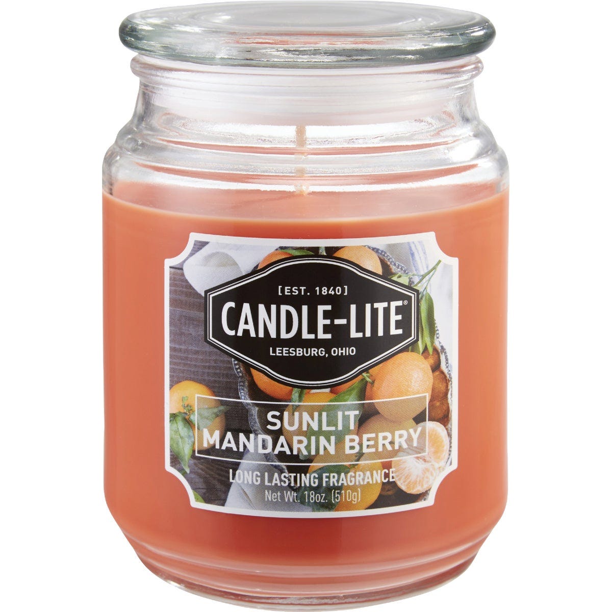 Candle-Lite 18 Oz. Everyday Sunlit Mandarin Berry Jar Candle