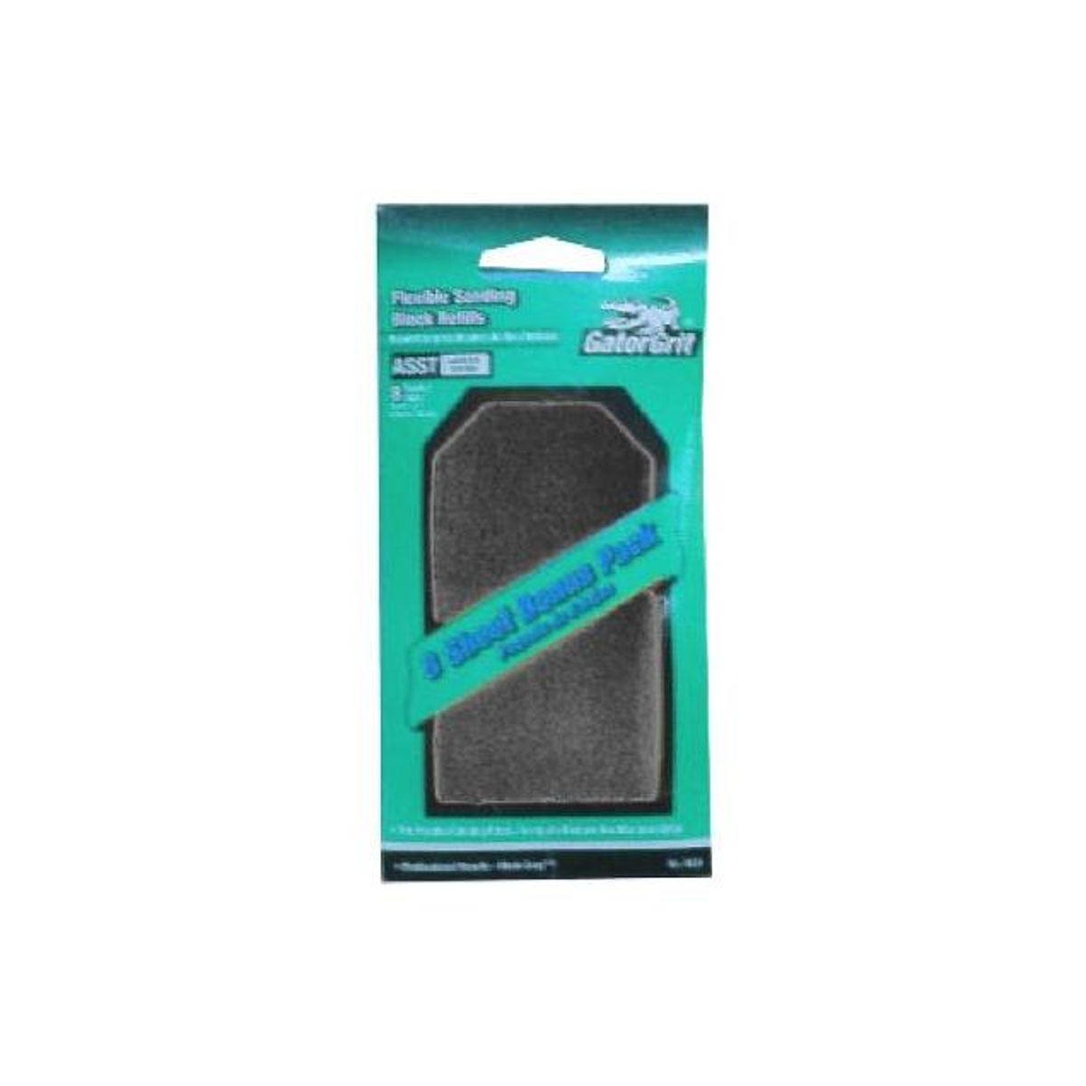 Gator Grit Waterproof Hook & Loop Sandpaper (8-Pack)