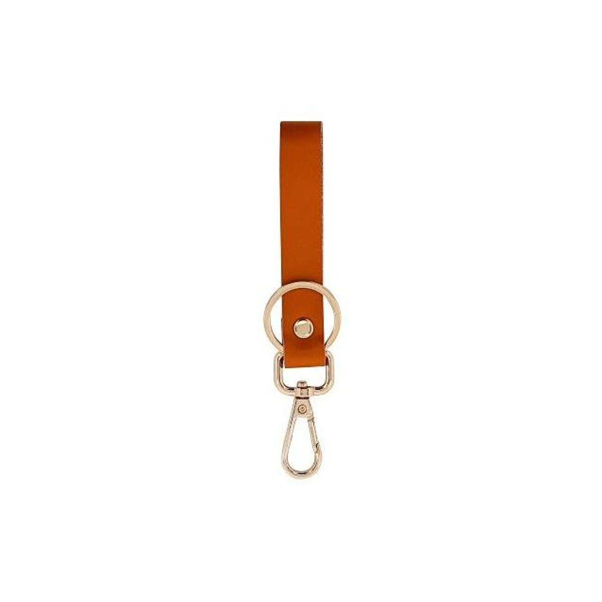 Hillman Black or Brown Sanitas Leather Wrist Strap & Key Clip