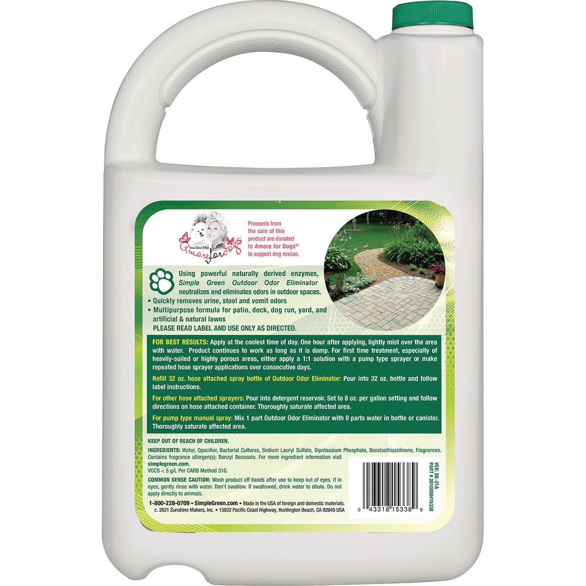 Simple Green 1 Gal. Hose End Spray Refill Outdoor Odor Eliminator - photo 2 Simple Green 1 Gal. Hose End Spray Refill Outdoor Odor Eliminator - photo 2