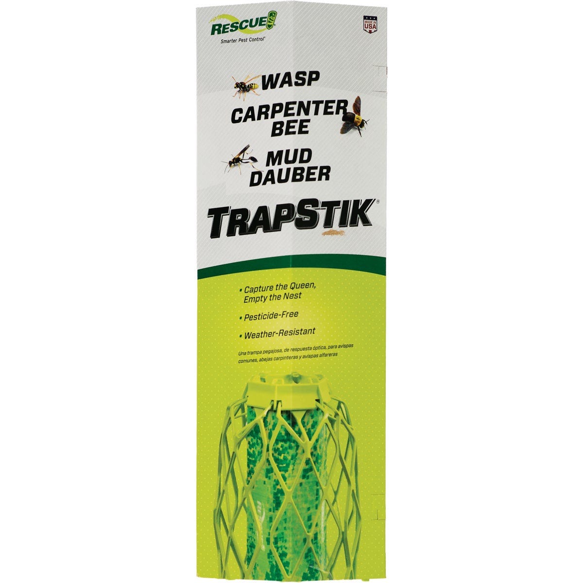 Rescue TrapStik Wasp, Carpenter Bee, Mud Dauber Trap