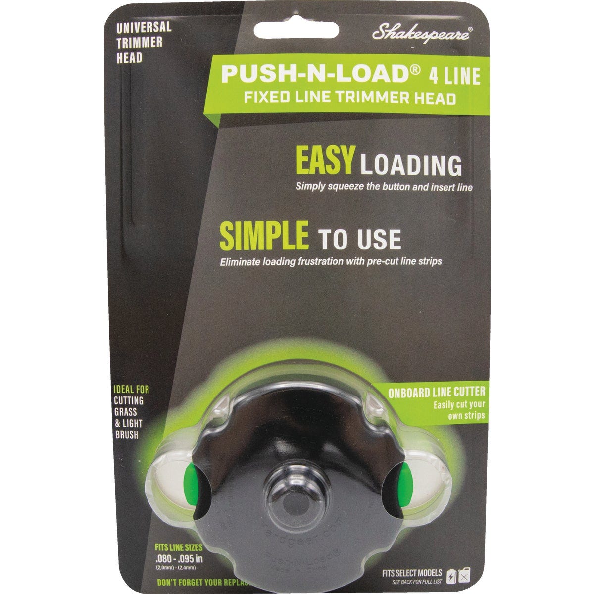 Shakespeare Push-N-Load 4-Line Replacement Trimmer Head - photo 2