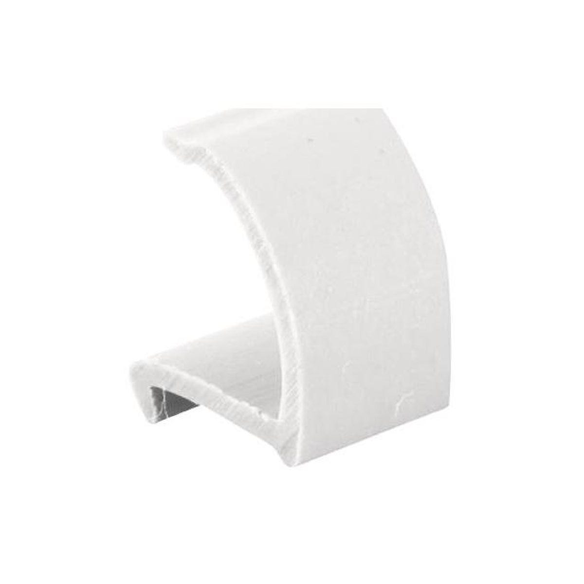 Prime-Line 72 In. Rigid White Vinyl Snap-In Glass Retainer