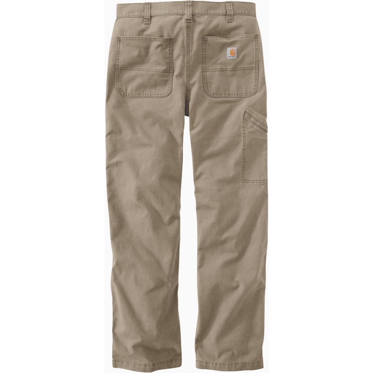 Carhartt Rugged Flex Men's 33x36 Tan Canvas Work Pants, Relaxed Fit Carhartt Rugged Flex Men's 33x36 Tan Canvas Work Pants, Relaxed Fit