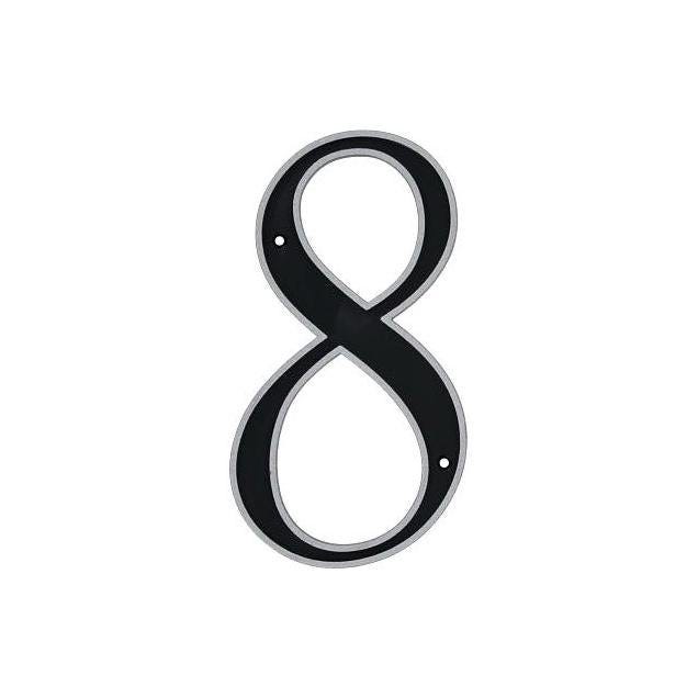 Hillman 6 In. Reflective Plastic Number 8