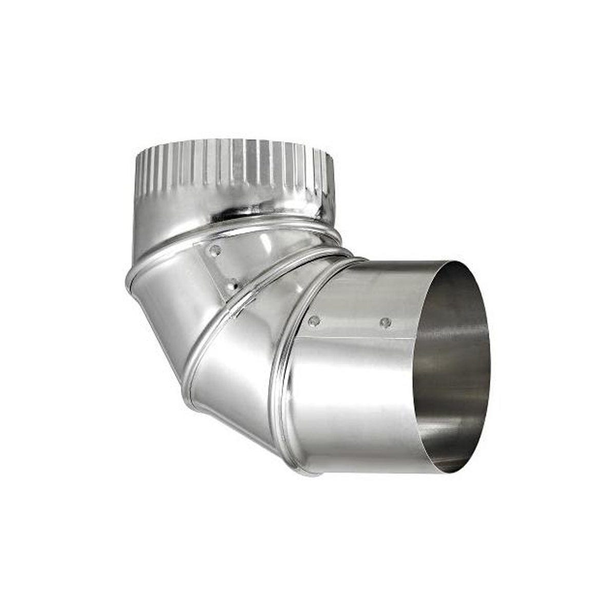 Lambro 4 In. Adjustable Aluminum HVAC Elbow