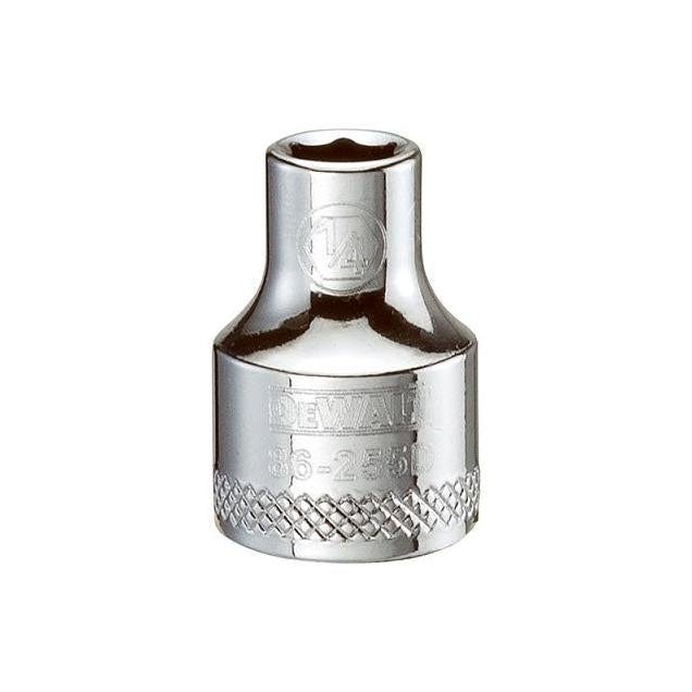DeWalt 3/8 In. Drive 1/4 In. 6-Point Shallow Standard Socket DeWalt 3/8 In. Drive 1/4 In. 6-Point Shallow Standard Socket
