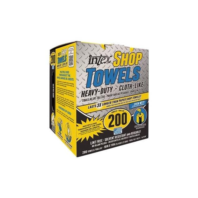 Intex 200-Ct. Blue Cloth-Like Shop Rags Intex 200-Ct. Blue Cloth-Like Shop Rags