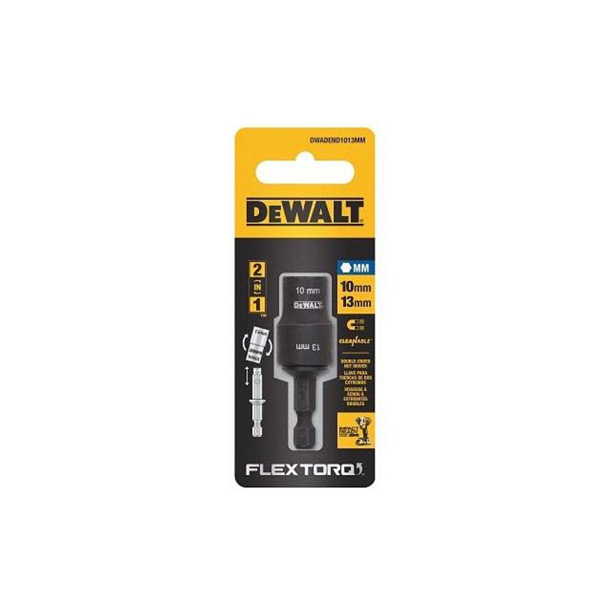 DeWalt FlexTorq 10 & 13mm Impact Ready Double-Ended Nut Driver