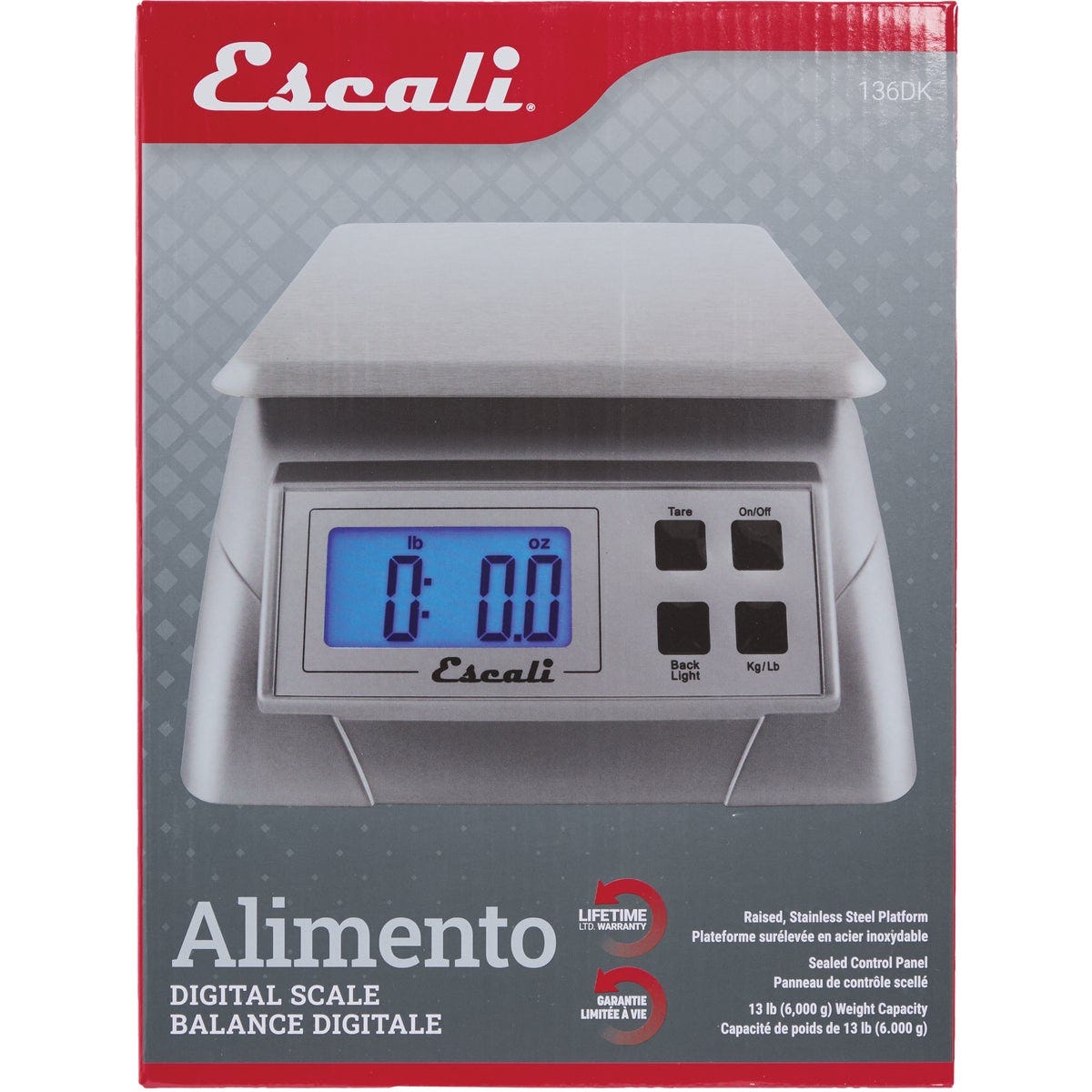 Escali Alimento 13 Lb. Digital Food Scale - photo 2