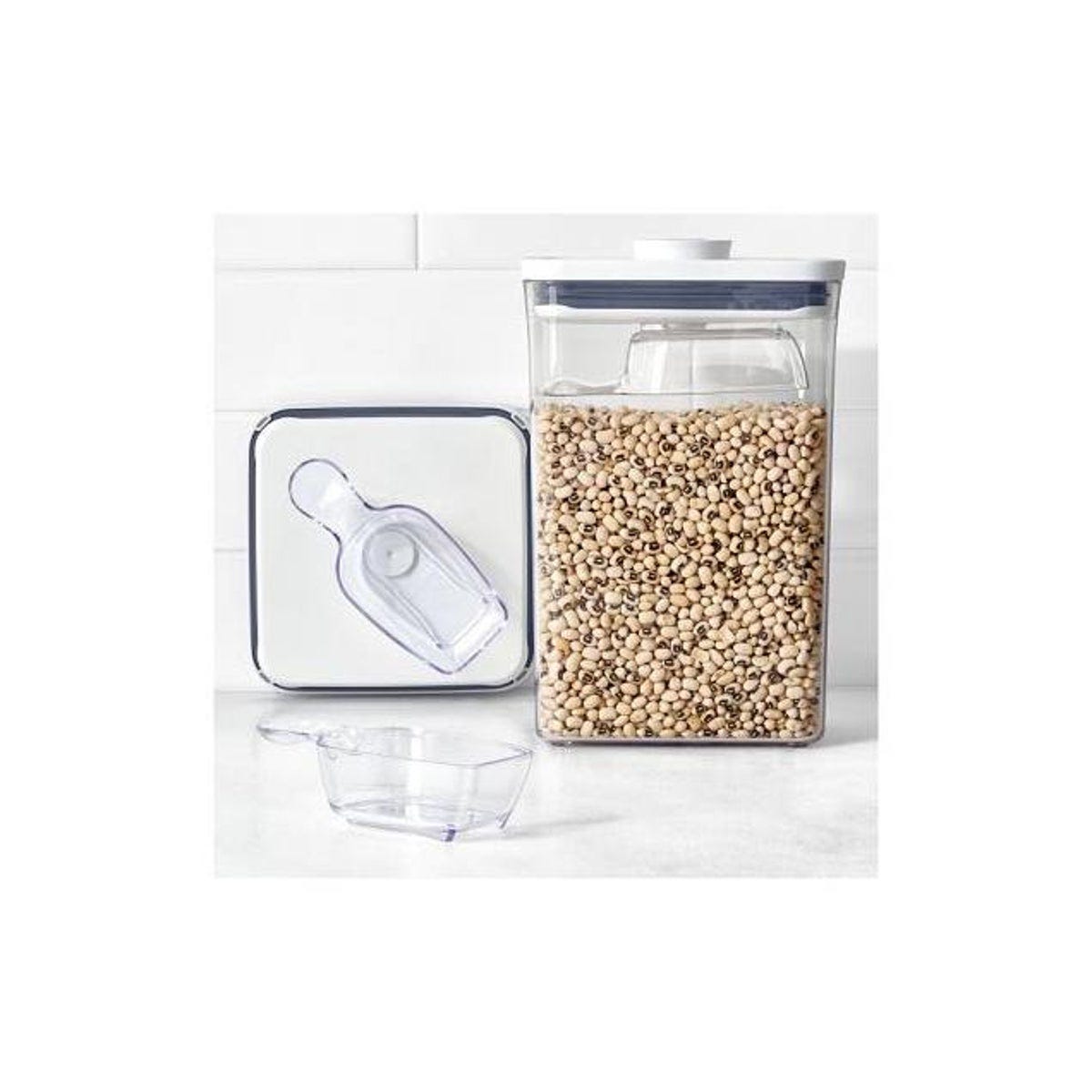 OXO Good Grips 1/2 Cup Clear Plastic Scoop Set (3-Count) - photo 3
