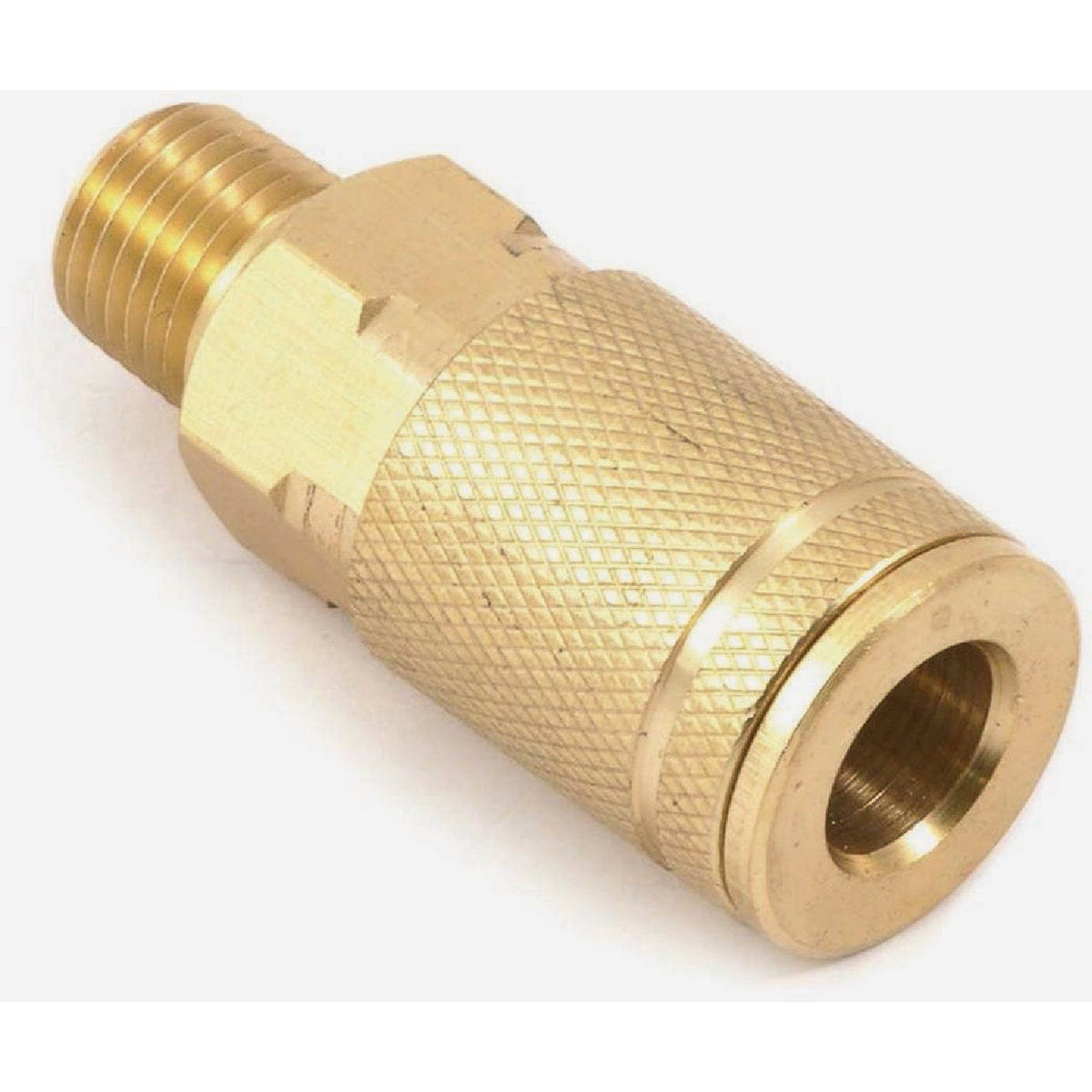 Forney 1/4 In. x 1/4 In. MNPT Tru-Flate Style Coupler